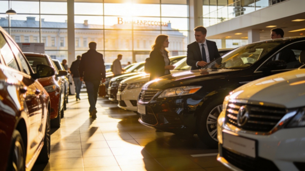 В Петербурге зафиксирован рекордный рост продаж новых автомобилей